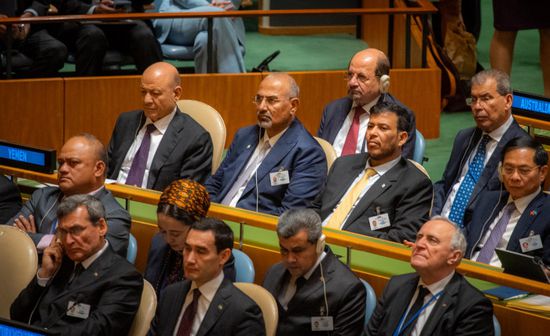 الرئيس الزُبيدي: نشارك باجتماعات الأمم المتحدة لإيصال صوت شعبنا