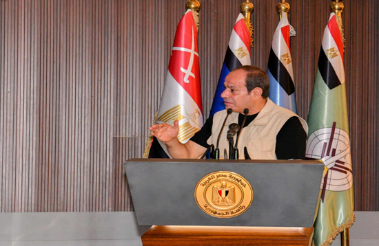 السيسي: نعمل بكل قوة وإخلاص لوقف الحرب في غزة