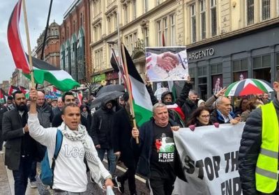 مسيرة حاشدة في نيويورك للاحتجاج على إسرائيل