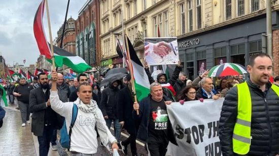 مسيرة حاشدة في نيويورك للاحتجاج على إسرائيل