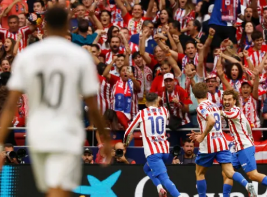 بخماسية.. أتلتيكو يقسو على ريال مدريد