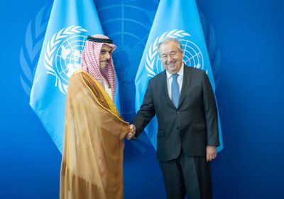 وزير الخارجية السعودي يلتقي الأمين العام لمنظمة الأمم المتحدة