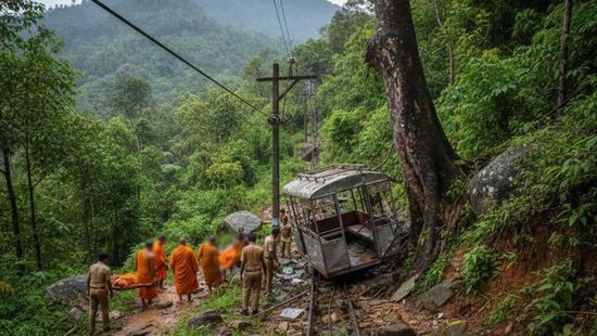 وفاة راهب ثامن متأثرا بإصابته بحادث التلفريك في سريلانكا
