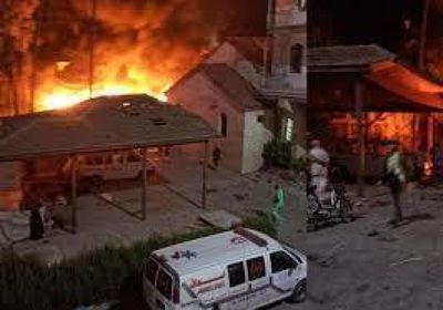 جيش الاحتلال يستهدف مستشفى الحلو في غزة