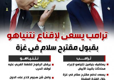 ترامب يسعى لإقناع نتنياهو بقبول مقترح سلام في غزة (إنفوجراف)