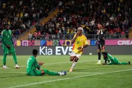 السعودية للشباب يتلقى هزيمة أمام كولومبيا بالمونديال