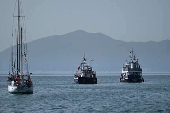    أسطول الصمود يعلن ازدياد نشاط الطائرات المسيرة