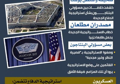 خلافات وانقسام.. ماذا يحدث داخل البنتاغون الأمريكي؟ (إنفوجراف)