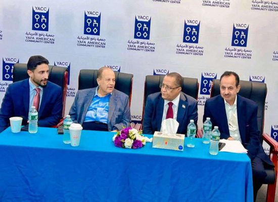 وفد الانتقالي يلتقي أبناء الجالية الجنوبية في نيويورك