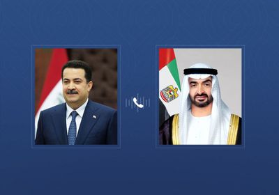 رئيس الإمارات ورئيس وزراء العراق يبحثان التطورات الإقليمية