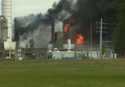 اندلاع حريق في مصفاة لشيفرون بأمريكا