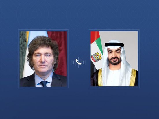 هاتفياً.. محمد بن زايد والرئيس الأرجنتيني يبحثان  علاقات البلدين