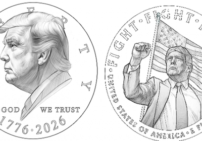 مقترح سك عملة دولارية بصورة الرئيس دونالد ترامب