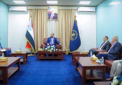 شاهر ووفد المعهد الأوروبي يستعرضان جهود "الانتقالي" لدفع السلام