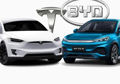 "بي واي دي" تتفوق على "تسلا" للمرة الرابعة