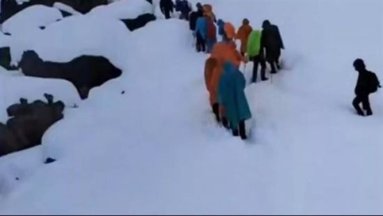 إنقاذ جميع المتنزهين العالقين في الثلج في التيبت