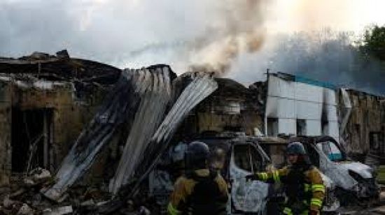 هجمات روسية بالصواريخ والمسيرات على كييف