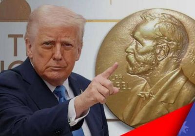 ماريا تهدي جائزة نوبل إلى الرئيس الأمريكي