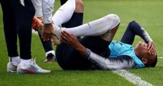 تشخيص أوّلي لإصابة كليان مبابي