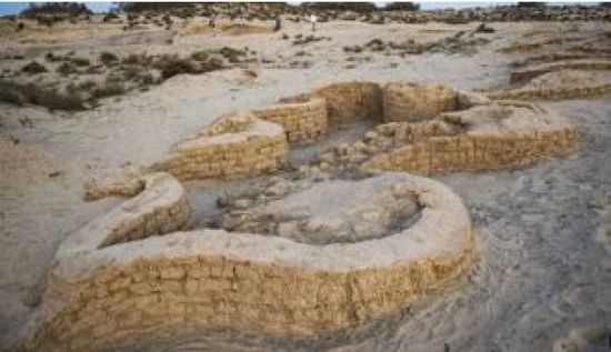 اكتشاف قلعة عسكرية على طريق حورس الحربي في شمال سيناء