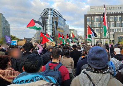 دعما لغزة.. عشرات الآلاف يتظاهرون في برلين