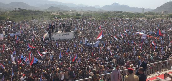حشود الجنوب في ذكرى ثورة أكتوبر.. تجديد للتفويض الشعبي للمجلس الانتقالي