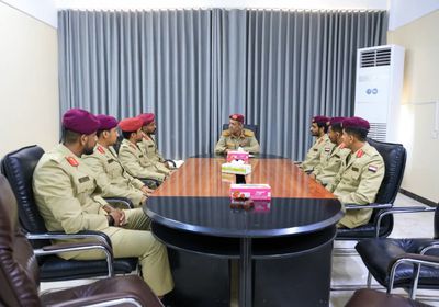 بارجاش يستقبل خريجي كلية زايد الحربية من أبناء حضرموت