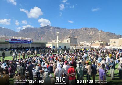 جماهير سقطرى تحتشد في حديبو للاحتفال بذكرى 14 أكتوبر