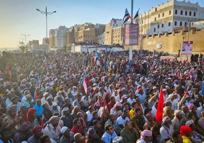 جماهير الجنوب في شبام تجدد العهد لمبادئ ثورة أكتوبر