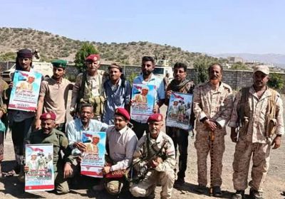 تكريم أسر شهداء اللواء الأول صاعقة في الضالع