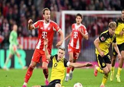بايرن ميونخ يهزم بروسيا دورتموند بالدوري الألماني