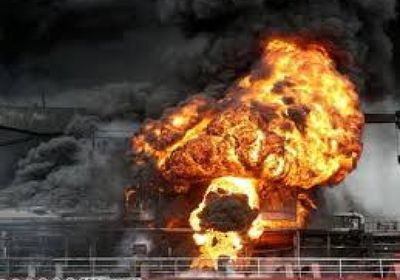 اندلاع حريق بميناء دير جنوبي إيران