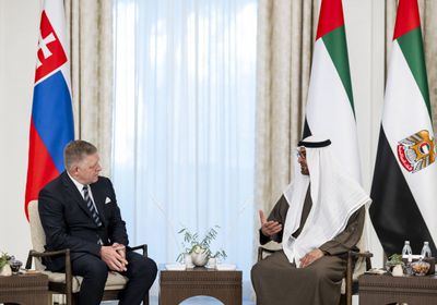 محمد بن زايد ورئيس وزراء سلوفاكيا يبحثان العلاقات بين البلدين