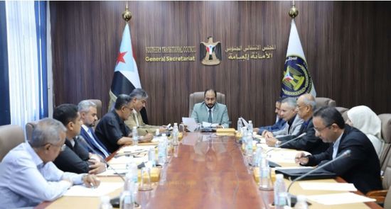 أمانة الانتقالي تستعرض سير مهام فرق التوجيه وأزمة الكهرباء