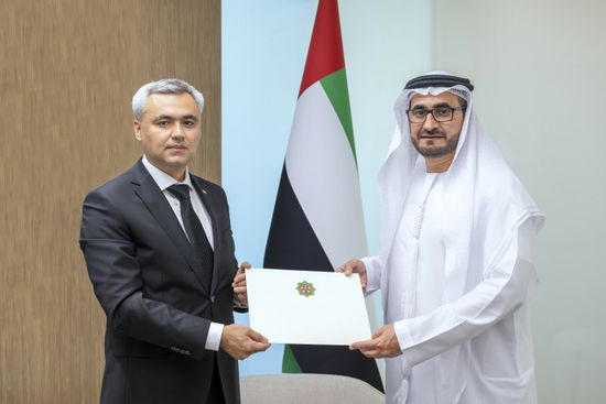 الخارجية الإماراتية تتسلّم أوراق اعتماد سفير تركمانستان لدى الدولة