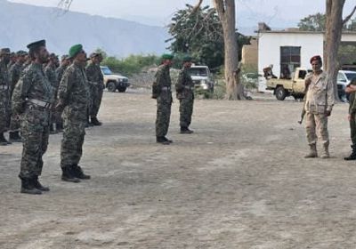 العميد الوالي يطّلع على جاهزية قوات الحزام الأمني بأبين