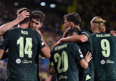 مانشستر سيتي يهزم فياريال بثنائية بدوري الأبطال   