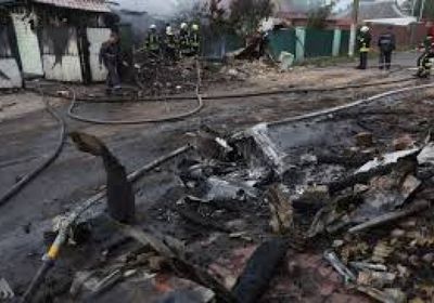 قتيلان في هجوم جوي روسي على كييف