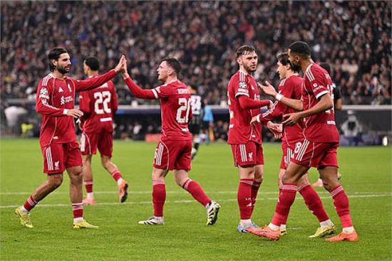 دوري الأبطال.. ليفربول يهزم آينتراخت فرانكفورت بخماسية