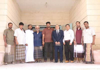 فريق الرقابة يطلع على نشاط مكتب الزراعة في المهرة