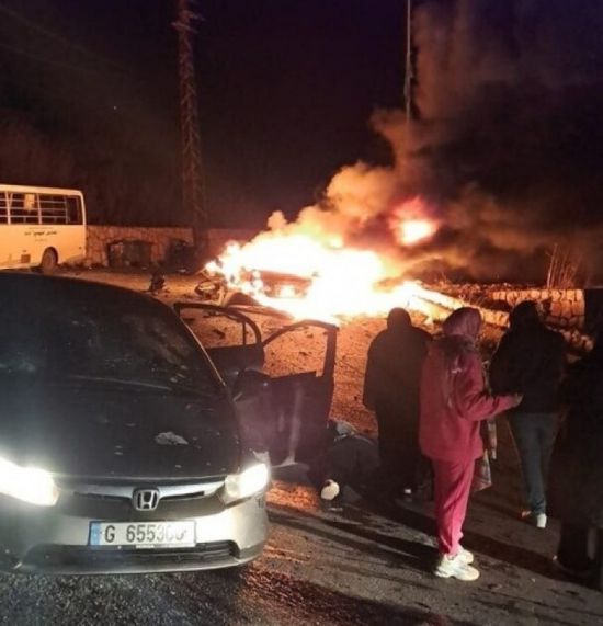 قتيل وجريح في استهداف إسرائيلي لسيارة جنوبي لبنان