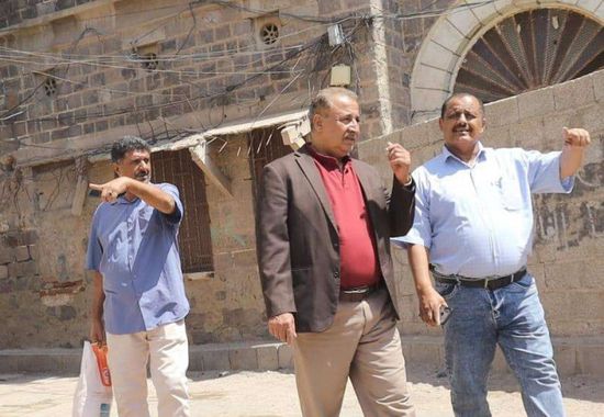 فريق التوجيه يتفقد قصور السلطنة العبدلية في لحج