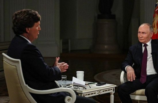 تاكر كارلسون: بوتين الزعيم الأكثر شعبية في العالم