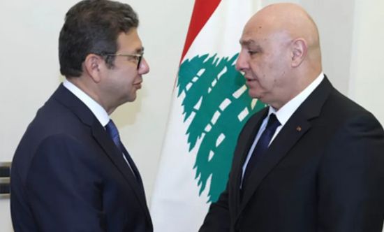 الرئيس اللبناني يستقبل مدير المخابرات العامة المصرية في قصر بعبدا