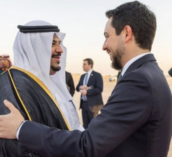 ولي عهد الأردن يصل الرياض