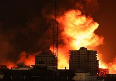 قصف إسرائيلي عنيف على مناطق عدة بغزة