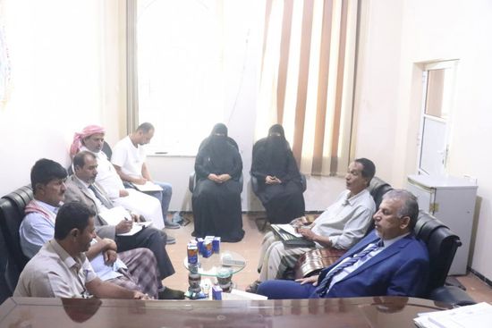 فريق التوجيه يطلع على مهام مكتب الشؤون الاجتماعية في المهرة