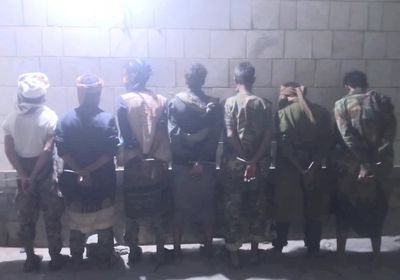 أمن أبين يعلن القبض على أفراد نقطة أبو قحطان في لودر