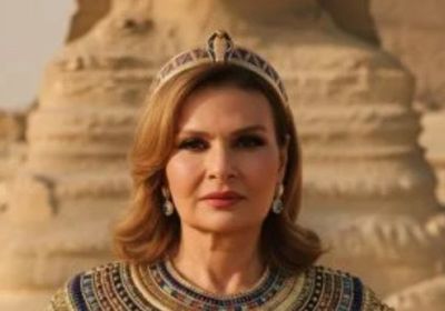 بالـ"AI".. يسرا تنشر إطلالة جديدة بالزى الفرعونى