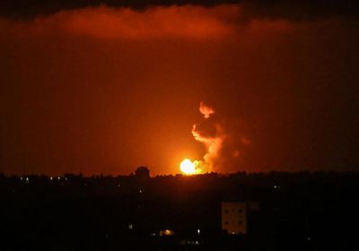 غارات إسرائيلية عنيفة شرقي خان يونس